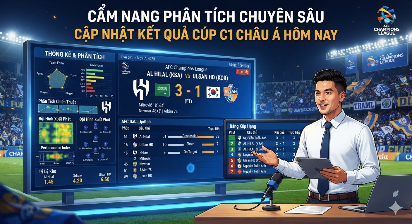 kết quả cúp c1 châu a hôm nay